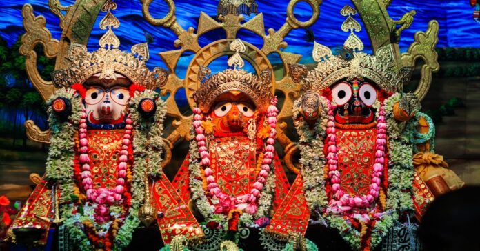 Idols of Lord Jagannath, Devi Subhadra, and Lord Balabhadra